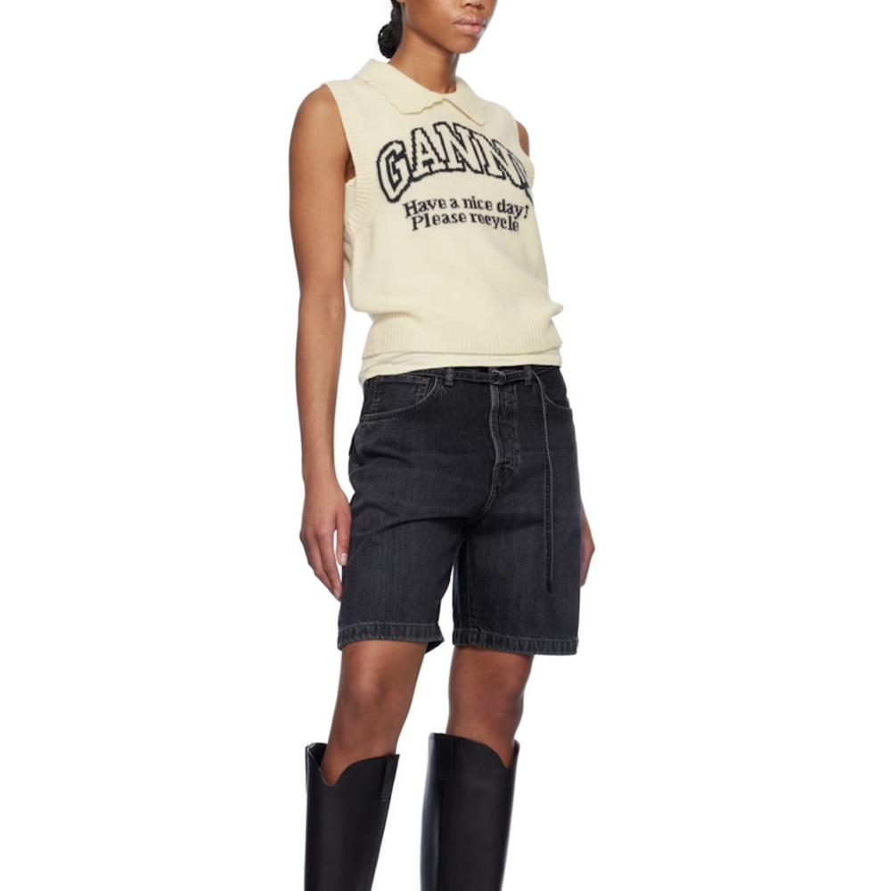 GANNI Collar Vest